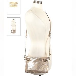Juicy Couture Metallic Gold Crossbody Bag